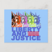Pop Kunst Vrijheidsbeeld Producten Briefkaart (Voorkant)