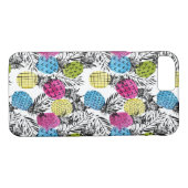Pop kunstananassen en palmbladeren Case-Mate iPhone case (Achterkant (Horizontaal))