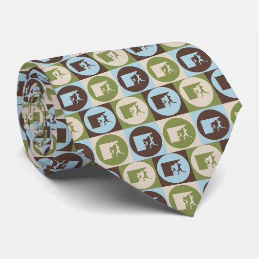 Pop Kunstbeklimming Stropdas (Opgerold)