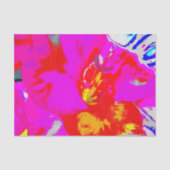 Pop kunstbloem tissuepapier (Voorkant)