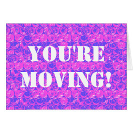 Pop kunstborrel omhulsel huiskaartje