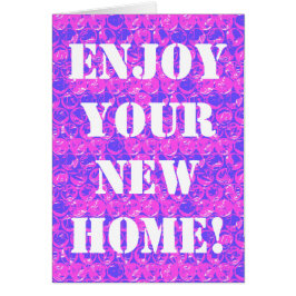 Pop kunstborrel omhulsel huiskaartje