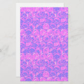 Pop kunstborrelen briefpapier (Voorkant / Achterkant)