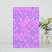 Pop kunstborrelen briefpapier (Staand voorkant)