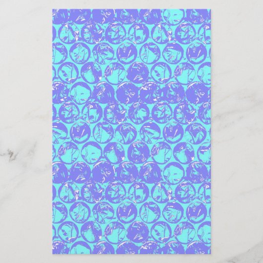 Pop kunstborrelen briefpapier (Voorkant)