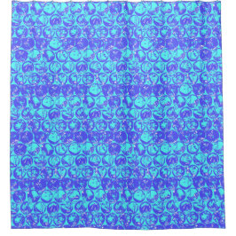 Pop kunstborrelen douchegordijn