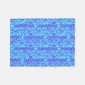 Pop kunstborrelen fleece deken (Voorkant (Horizontaal))