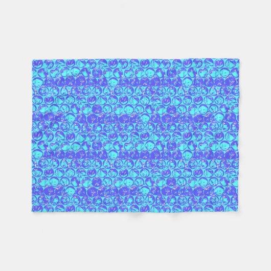 Pop kunstborrelen fleece deken (Voorkant (Horizontaal))