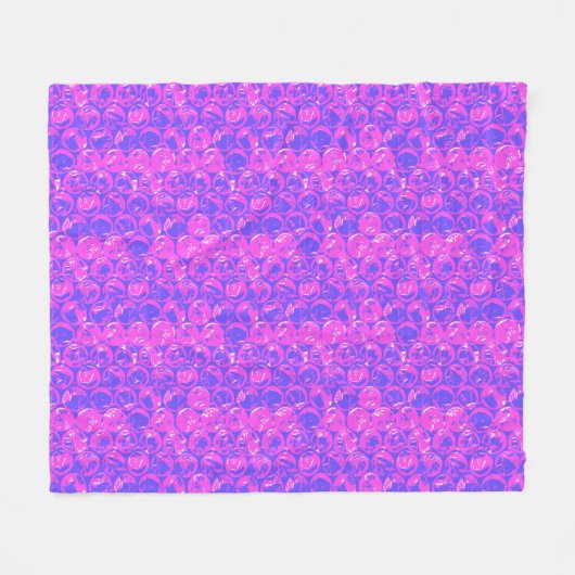Pop kunstborrelen fleece deken (Voorkant (Horizontaal))
