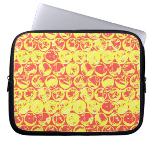 Pop kunstborrelen laptop sleeve