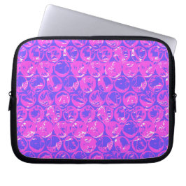 Pop kunstborrelen laptop sleeve