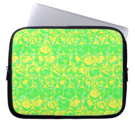 Pop kunstborrelen laptop sleeve
