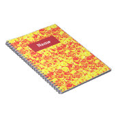 Pop kunstborrelen notitieboek (Rechterzijde)