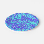 Pop kunstborrelen papieren bordje (Gekanteld)