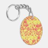 Pop kunstborrelen sleutelhanger (Voorkant Links)