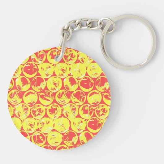 Pop kunstborrelen sleutelhanger (Achterkant)