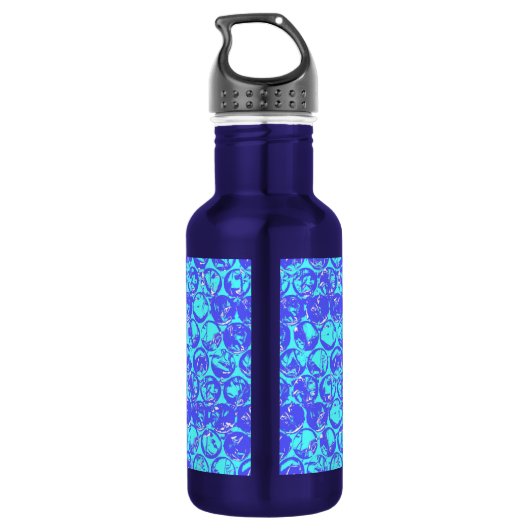 Pop kunstborrelen waterfles  (Achterkant)