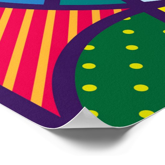 Pop-Kunstbrieven Poster (Hoek)