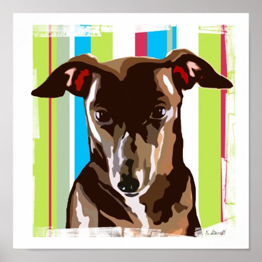 Pop Kunstcanvas afdrukken Poster (Voorkant)