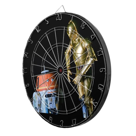 Pop kunstcultuur dartbord (Voorkant Rechts)