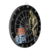 Pop kunstcultuur dartbord (Voorkant Links)