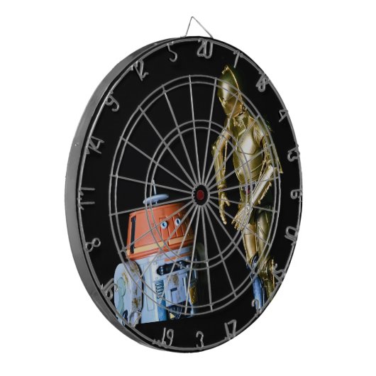 Pop kunstcultuur dartbord (Voorkant Links)