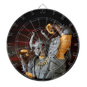 Pop kunstcultuur dartbord (Voorkant)