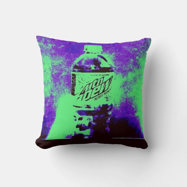 Pop kunstfles kussen (Voorkant)