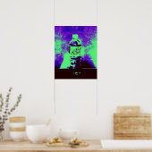 Pop kunstfles poster (Keuken)