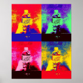 Pop kunstflessen poster (Voorkant)