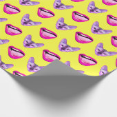 Pop Kunstkatten Verpakkingspapier Cadeaupapier (Hoek)