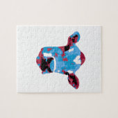 Pop Kunstkoe Legpuzzel (Horizontaal)