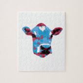 Pop Kunstkoe Legpuzzel (Verticaal)