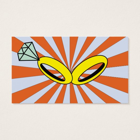 Pop kunstkomische stijl Sla de datum op Visitekaartje (Achterkant)