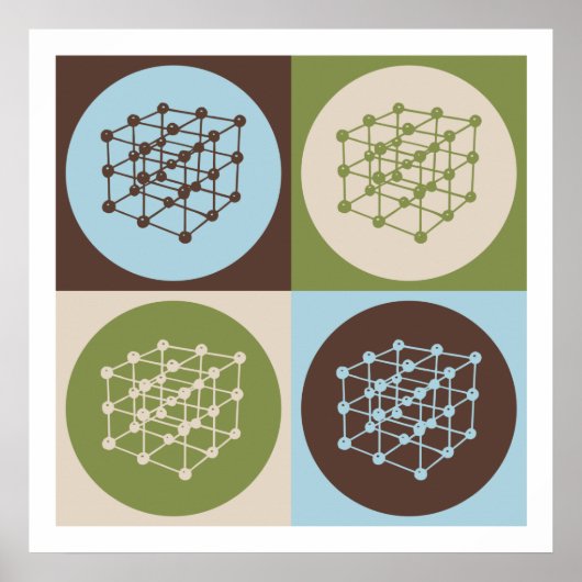 Pop Kunstmaterialen engineering Poster (Voorkant)