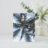 Pop Kunstpalm Briefkaart (Staand voorkant)