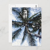 Pop Kunstpalm Briefkaart (Voorkant / Achterkant)