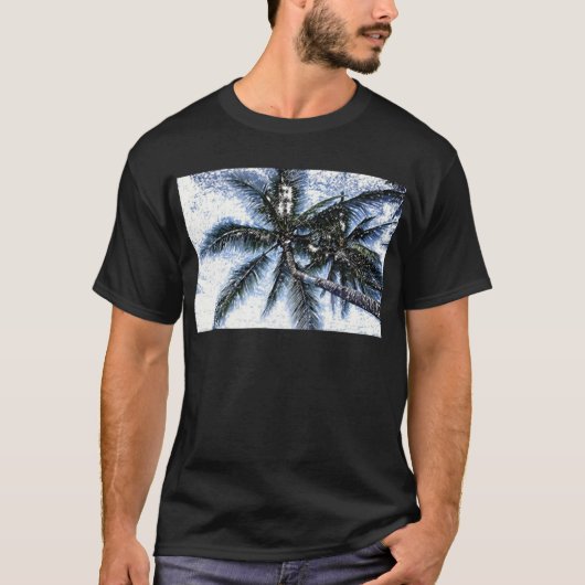 Pop Kunstpalm T-shirt (Voorkant)