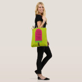 Pop Kunstpaprika's watermeloen Tote Bag (Op model)