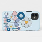 Pop kunstpastelbloemen Case-Mate iPhone case (Achterkant (horizontaal))