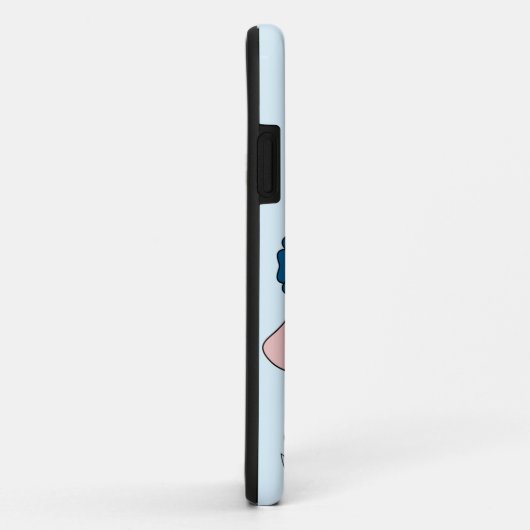 Pop kunstpastelbloemen Case-Mate iPhone case (Achterkant/rechts)