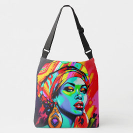 Pop Kunstportret Crossbody Tas