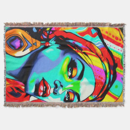 Pop Kunstportret Deken