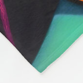 Pop Kunstportret Fleece Deken (Hoek)