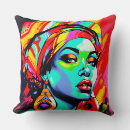 Pop Kunstportret Kussen