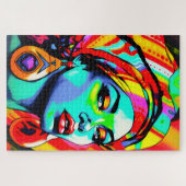 Pop Kunstportret Legpuzzel (Horizontaal)