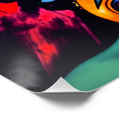 Pop Kunstportret Perfect Poster (Hoek)