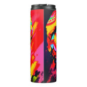 Pop Kunstportret Thermosbeker (Achterkant)