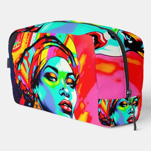 Pop Kunstportret Toilettasje (Rechterhoek)