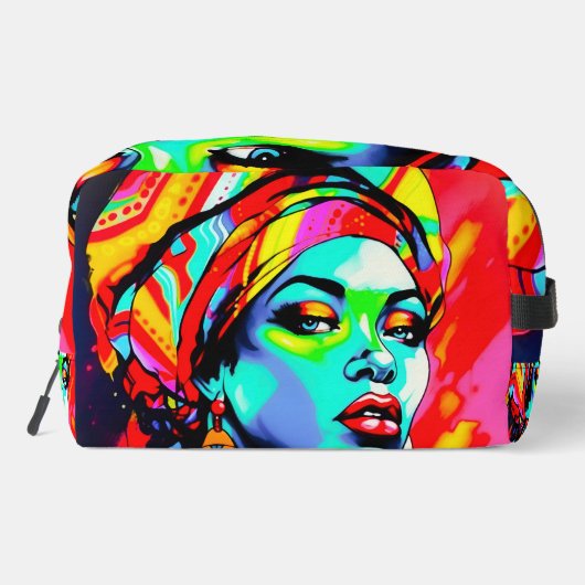 Pop Kunstportret Toilettasje (Achterkant)